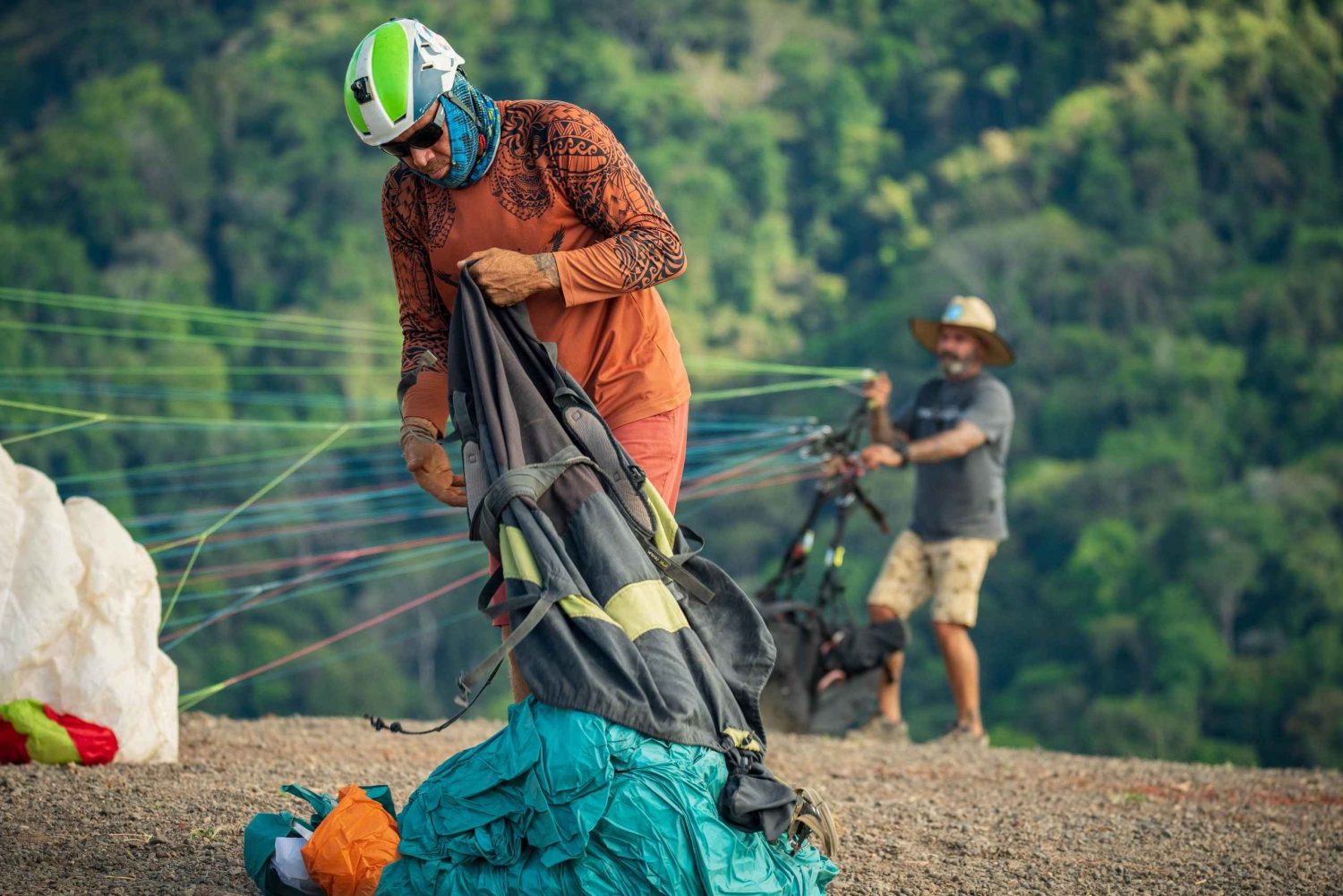 Jaco: Tandemparaglidingvlucht van 1500 ft met uitzicht op het strand