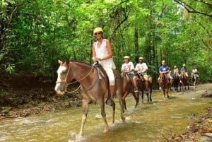 Jaco Beach: Equitazione con sosta in piscina naturale