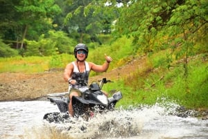 Praia de Jaco: Tour combinado de tirolesa e aventura em quadriciclo