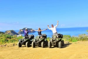 Spiaggia di Jaco: Tour combinato Zip Line e avventura in ATV
