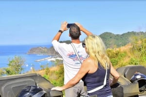 Praia de Jaco: Tour combinado de tirolesa e aventura em quadriciclo