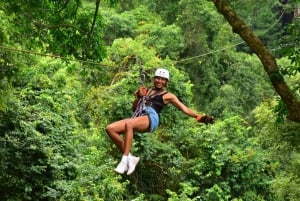 Jaco Beach: Zip-lining, Horseback Tour Combo