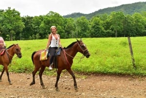 Jaco Beach: Zip-lining, Horseback Tour Combo