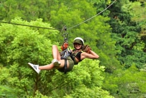 Jaco Beach: Zip-lining, Horseback Tour Combo
