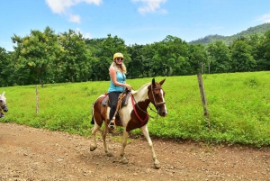 Jaco Beach: Ziplining, Horseback Tour and Waterfalls Combo