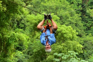 Jaco Beach: Ziplining, Horseback Tour and Waterfalls Combo