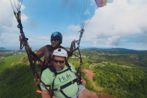 Jaco: voo de parapente sobre a floresta tropical