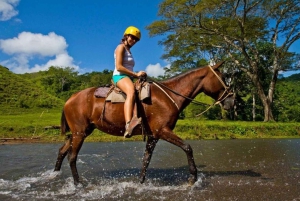 Jaco: Passeio a cavalo pela floresta tropical até a cachoeira El Encanto