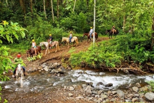 Jaco: Passeio a cavalo pela floresta tropical até a cachoeira El Encanto
