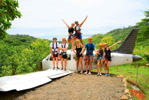 Tirolina Jaco con Columpio de Tarzán, Puentes Colgantes, Paseo en Camión