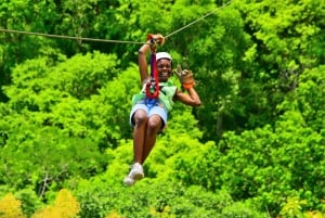Tirolina Jaco con Columpio de Tarzán, Puentes Colgantes, Paseo en Camión