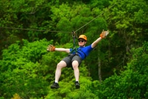 Tirolina Jaco con Columpio de Tarzán, Puentes Colgantes, Paseo en Camión