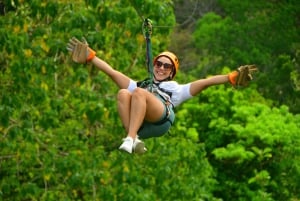 Tirolina Jaco con Columpio de Tarzán, Puentes Colgantes, Paseo en Camión