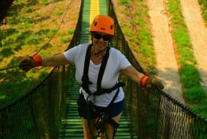 Tirolina Jaco con Columpio de Tarzán, Puentes Colgantes, Paseo en Camión