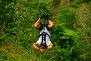 Tirolina Jaco con Columpio de Tarzán, Puentes Colgantes, Paseo en Camión