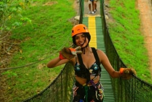 Tirolina Jaco con Columpio de Tarzán, Puentes Colgantes, Paseo en Camión