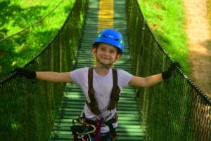 Tirolina Jaco con Columpio de Tarzán, Puentes Colgantes, Paseo en Camión