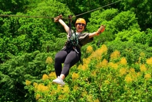 Tirolina Jaco con Columpio de Tarzán, Puentes Colgantes, Paseo en Camión
