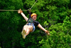 Tirolina Jaco con Columpio de Tarzán, Puentes Colgantes, Paseo en Camión