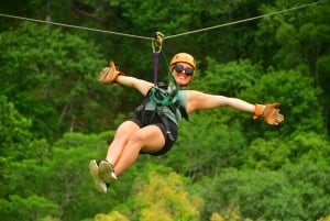 Tirolina Jaco con Columpio de Tarzán, Puentes Colgantes, Paseo en Camión