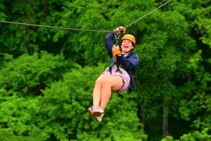 Tirolina Jaco con Columpio de Tarzán, Puentes Colgantes, Paseo en Camión