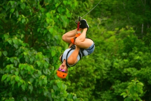 Tirolina Jaco con Columpio de Tarzán, Puentes Colgantes, Paseo en Camión