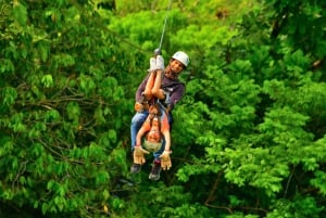 Tirolina Jaco con Columpio de Tarzán, Puentes Colgantes, Paseo en Camión