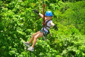 Tirolina Jaco con Columpio de Tarzán, Puentes Colgantes, Paseo en Camión