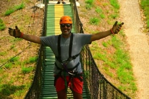 Tirolina Jaco con Columpio de Tarzán, Puentes Colgantes, Paseo en Camión