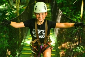 Tirolina Jaco con Columpio de Tarzán, Puentes Colgantes, Paseo en Camión