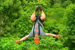 Tirolina Jaco con Columpio de Tarzán, Puentes Colgantes, Paseo en Camión