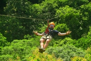 Tirolina Jaco con Columpio de Tarzán, Puentes Colgantes, Paseo en Camión