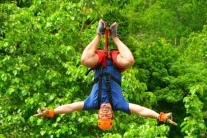 Tirolina Jaco con Columpio de Tarzán, Puentes Colgantes, Paseo en Camión