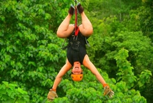 Tirolina Jaco con Columpio de Tarzán, Puentes Colgantes, Paseo en Camión