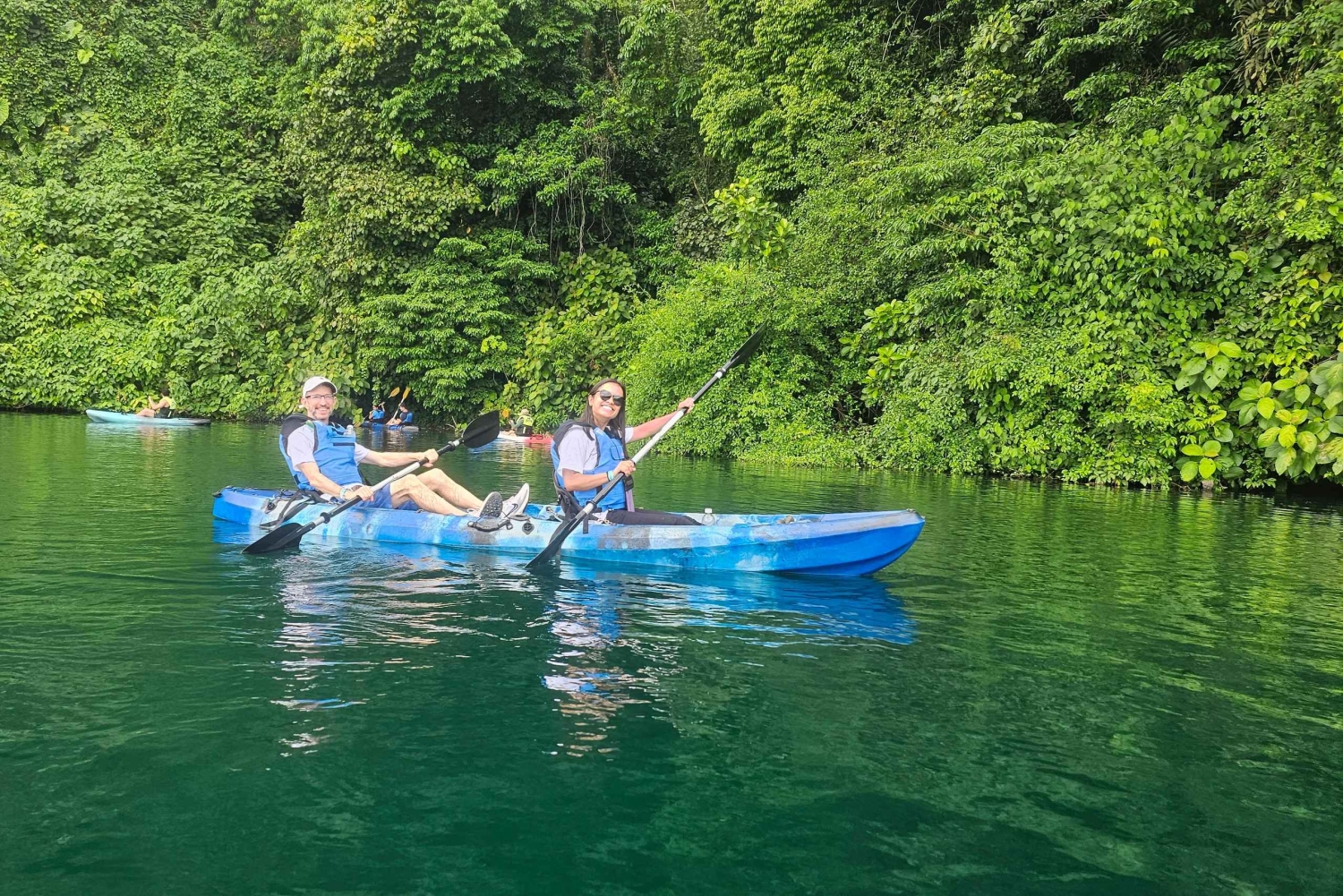 Wycieczka kajakowa po lagunie wulkanicznej Río Cuarto
