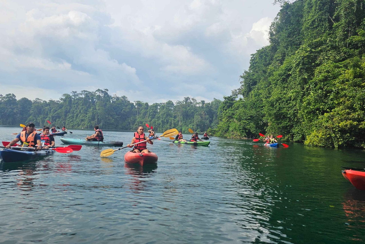 Wycieczka kajakowa po lagunie wulkanicznej Río Cuarto