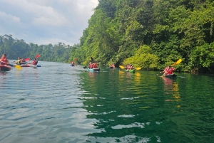 Wycieczka kajakowa po lagunie wulkanicznej Río Cuarto