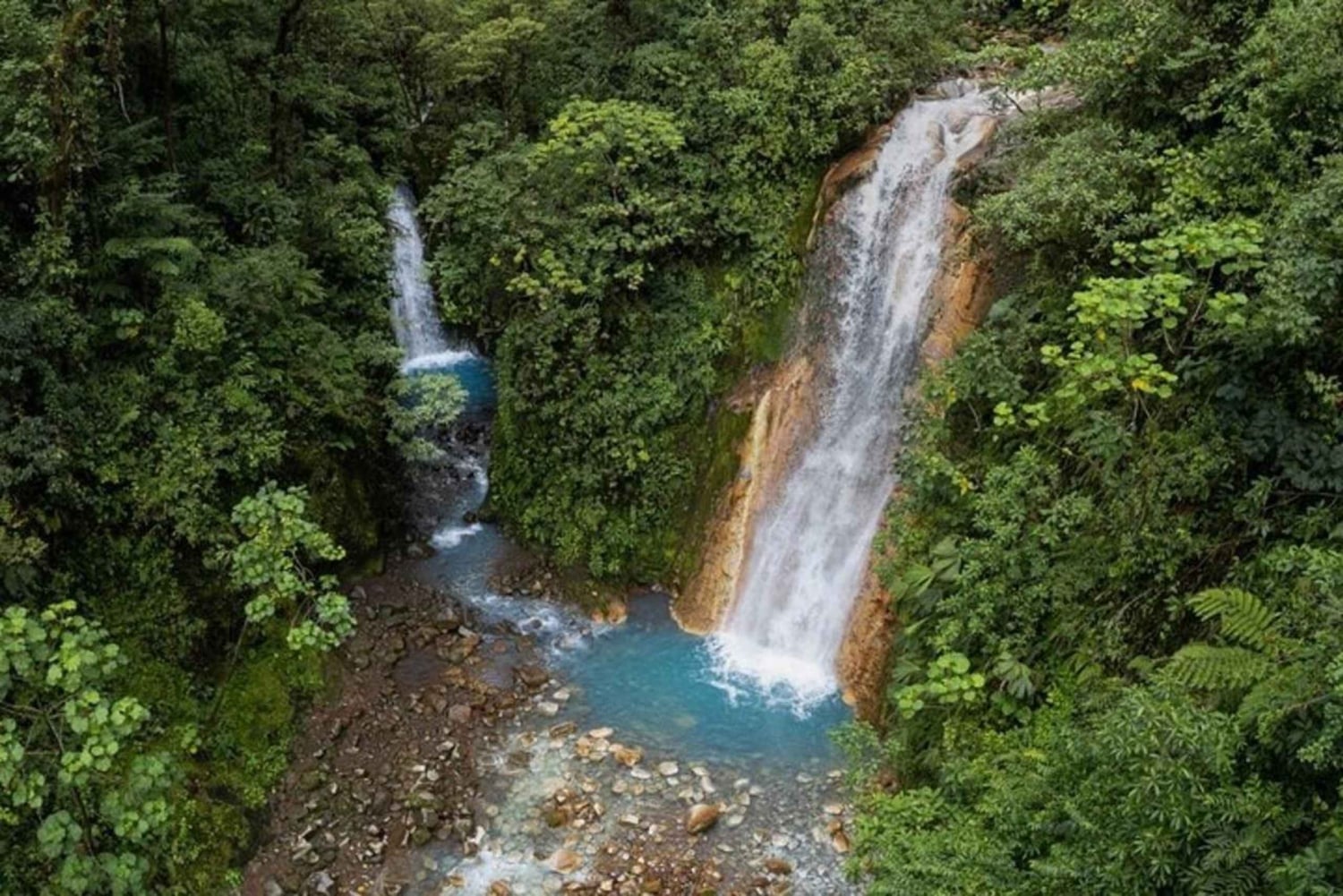 La Fortuna: Opastettu retki sinisille vesiputouksille