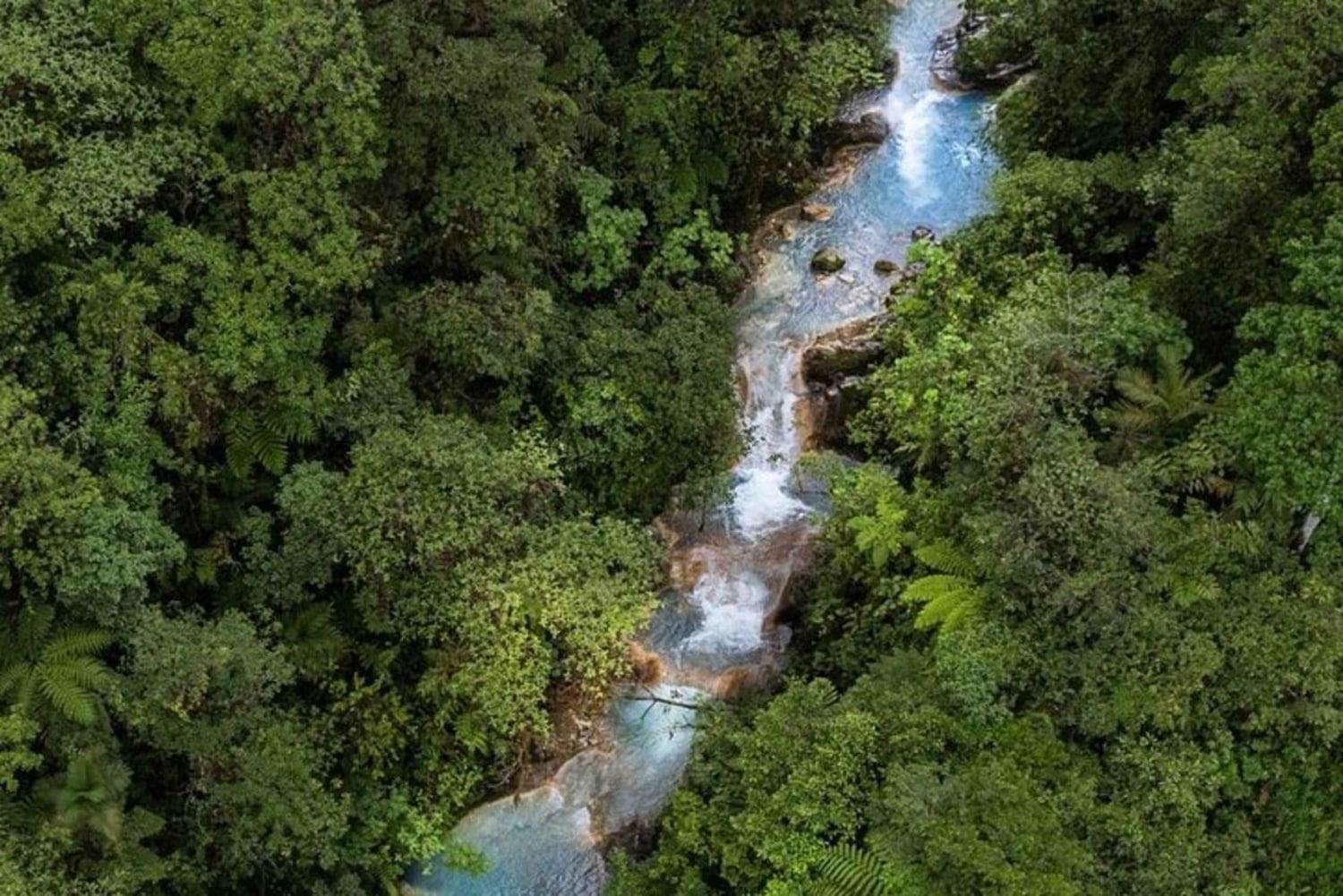 La Fortuna: Opastettu retki sinisille vesiputouksille