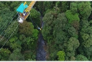 Ла-Фортуна: банджи-джампинг и канатная дорога