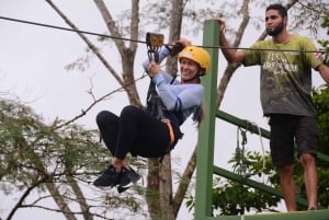 La Fortuna: Canopy + frokost + tubing og varme kilder