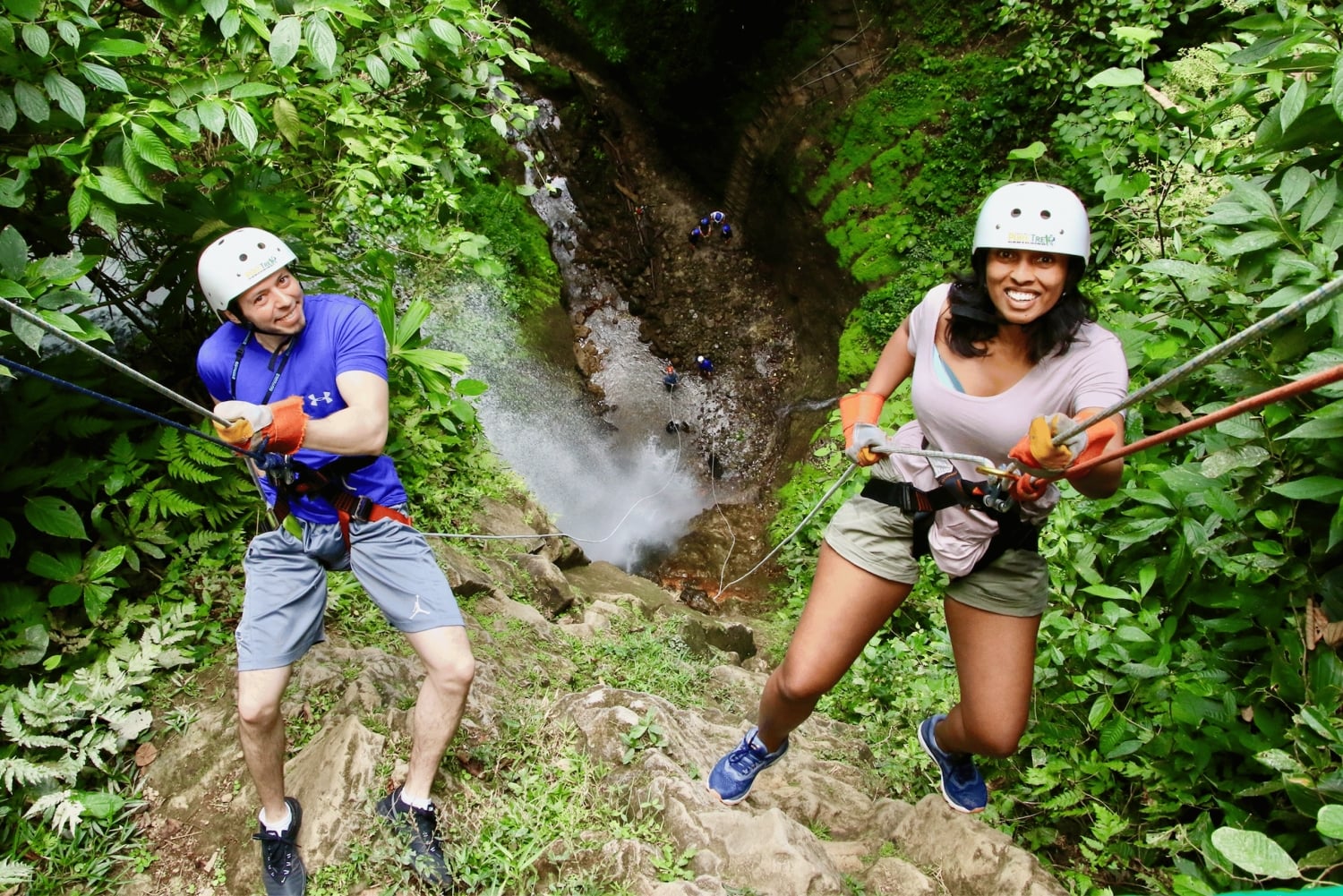 La Fortuna: Experiência de canyoning e rafting em águas brancas