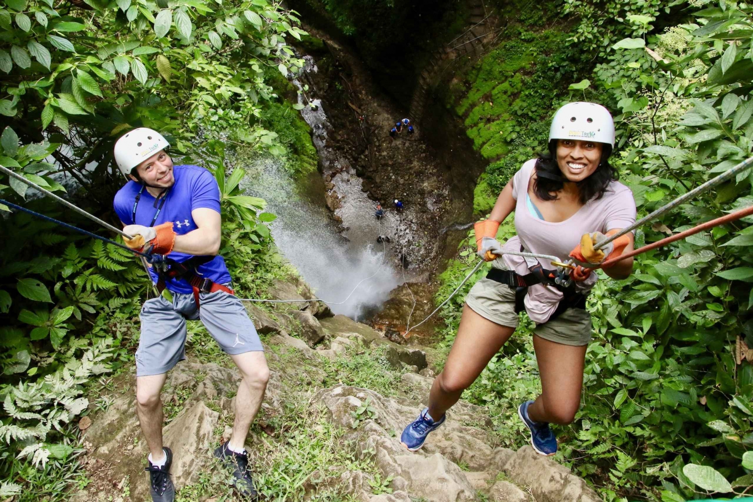 La Fortuna: Canyoning and White Water Rafting Experience