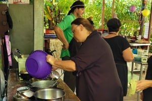 La Fortuna: Costa Rica-madlavningskursus + middag + natlig frøtur