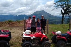 La Fortuna de Arenal: Excursión en quad por el volcán, el río y el bosque