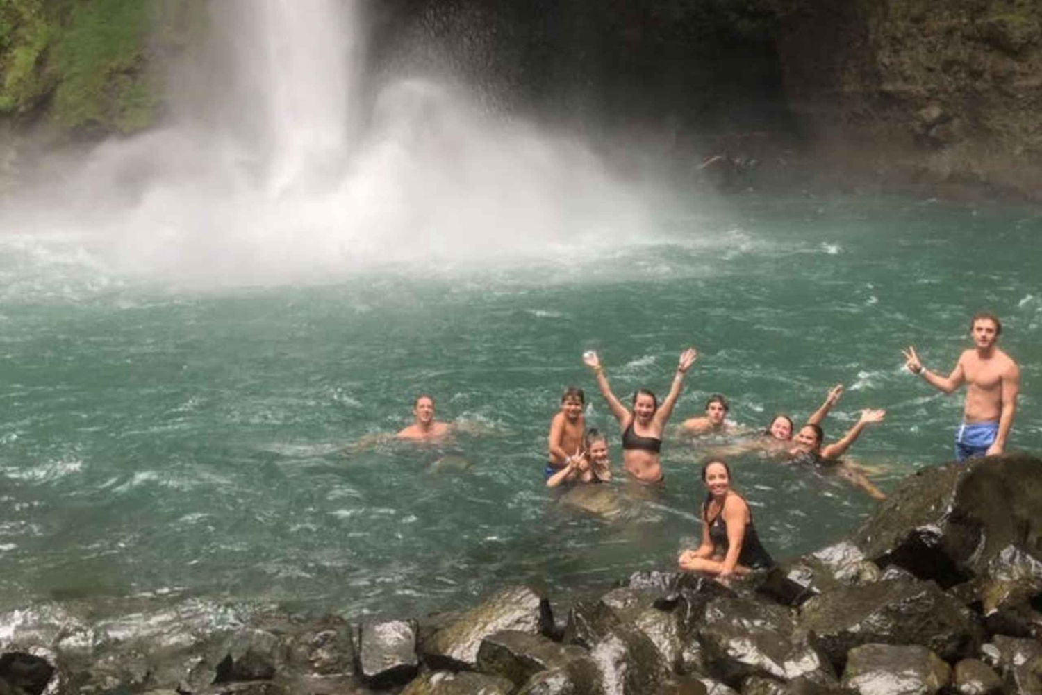 La Fortuna : Visite d'une demi-journée des chutes d'eau avec déjeuner