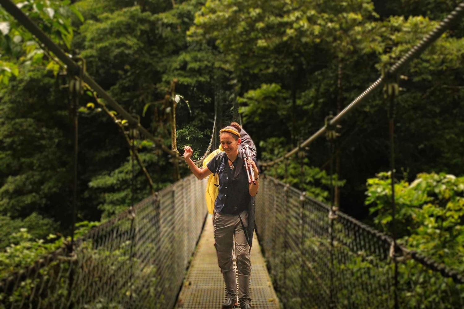 La Fortuna: Hangbruggen en Zip Line Tour met Lunch