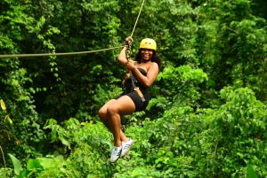 La Fortuna: Hangbruggen en Zip Line Tour met Lunch