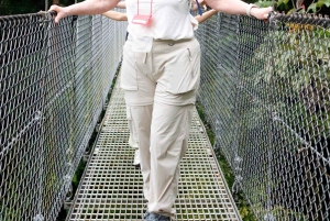 La Fortuna: Hangbruggen en Zip Line Tour met Lunch