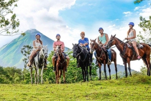 La Fortuna: rit te paard naar de La Fortuna-waterval